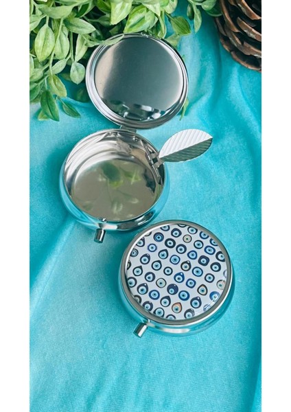 Çini ve Nazar Boncuğu Desenli Taşınabilir Küllük fırsatları