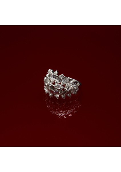 306 Zirkon Gümüş Yüzük modelleri