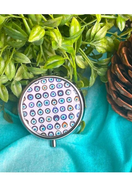 Çini ve Nazar Boncuğu Desenli Taşınabilir Küllük indirimleri