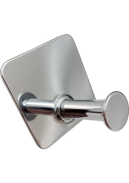 Thincal Kendinden Yapışkanlı Askılık Tekli Krom 4 Lü Paket