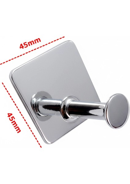 Thincal Kendinden Yapışkanlı Askılık Tekli Krom 4 Lü Paket fırsatları