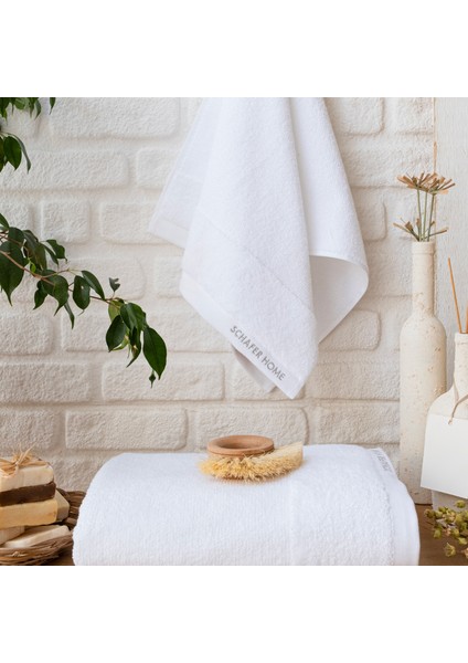 Home Soft Touch Havlu 70X140 cm 1 Parça-Beyaz