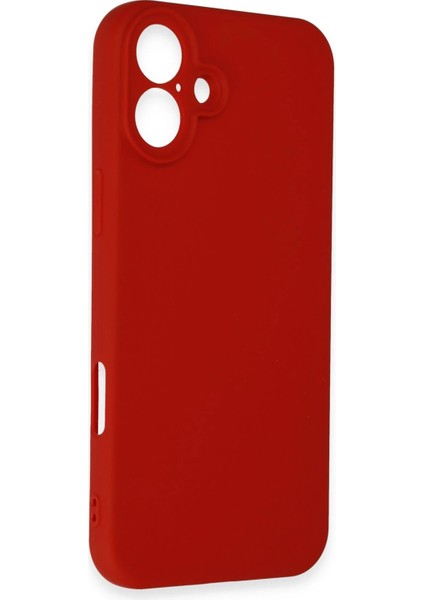Apple iPhone 16 Plus Uyumlu Silikon First Kapak Kırmızı modelleri