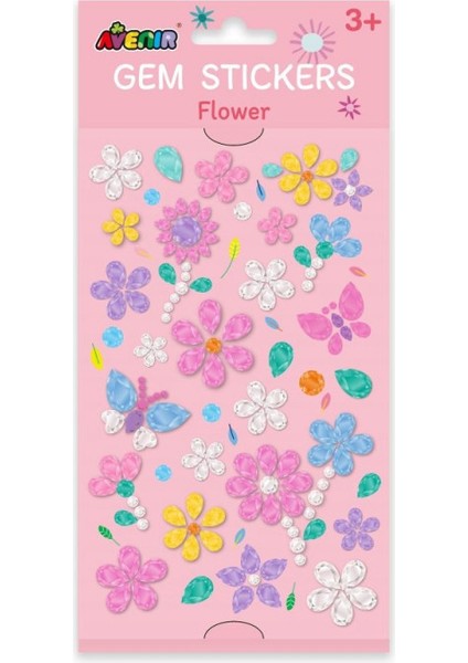 Mücevher Çıkartmaları - Flower