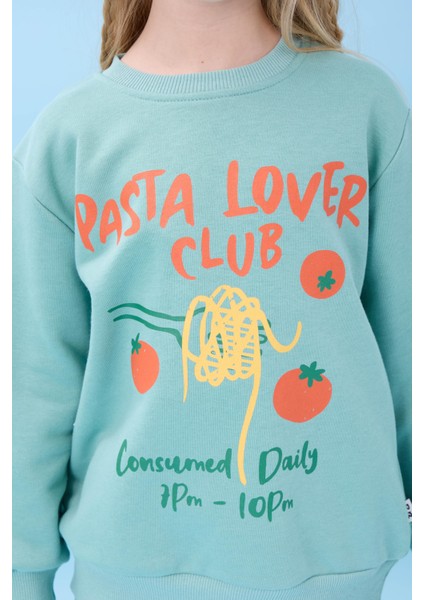 Kız Çocuk Pasta Baskılı Mevsimlik Alt Üst Takım Çağla fırsatları