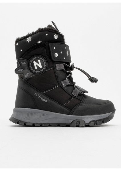 Çocuk Bağlı Cırtlı Bot 30-35 SİYAH