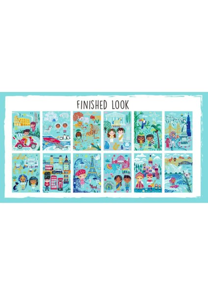 Mini Kazıma Kartları - Travel The World fiyatları