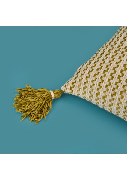 Soft Shiny Kırlent - Bej / Yeşil - 45X45 cm modelleri