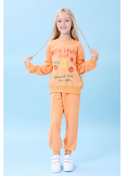 Kız Çocuk Pasta Baskılı Mevsimlik Alt Üst Takım Kavuniçi indirimleri