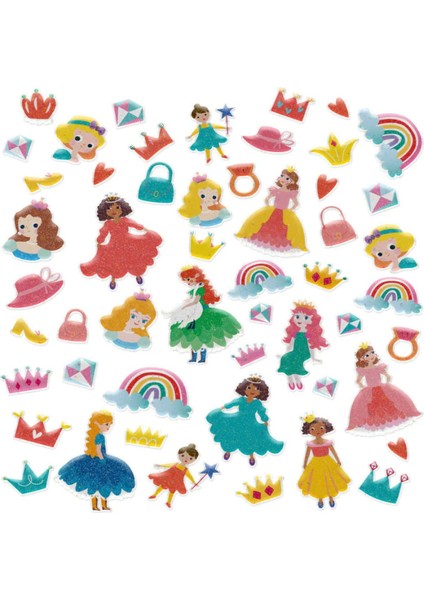 Kabartmalı Çıkartmalar - Princess