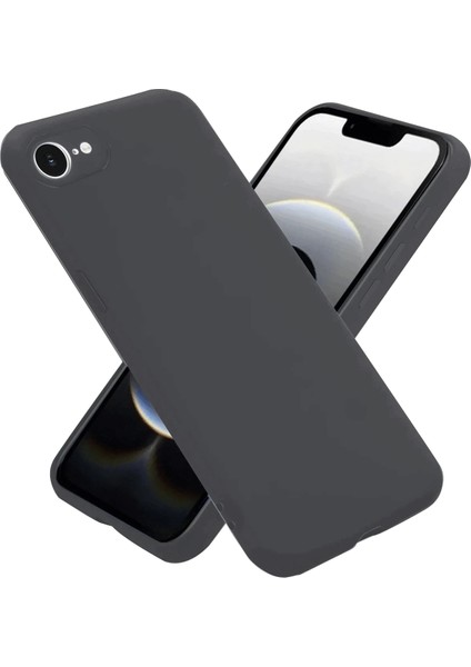 Apple iPhone 16E Uyumlu Silikon First Kapak Gri