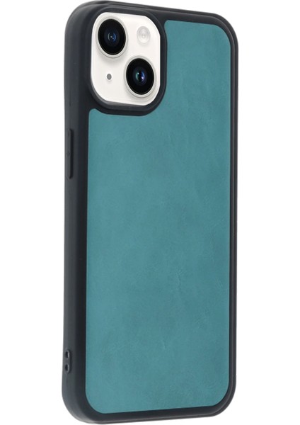 Apple iPhone 14 Uyumlu Premium Suni Deri Aras Kapak Açık Yeşil fiyatları