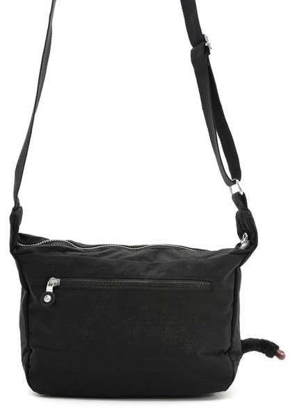 Kadın Suya Dayanıklı Kumaş Çok Gözlü Çapraz Askılı Okul Seyahat ve Omuz Çantası Siyah modelleri