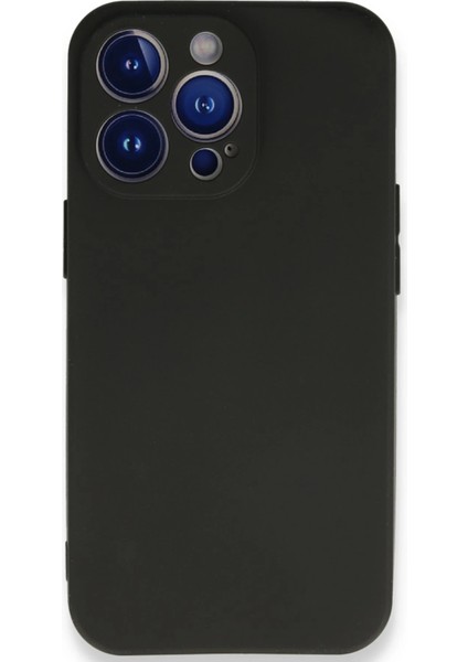 Apple iPhone 13 Pro Uyumlu Silikon First Kapak Siyah
