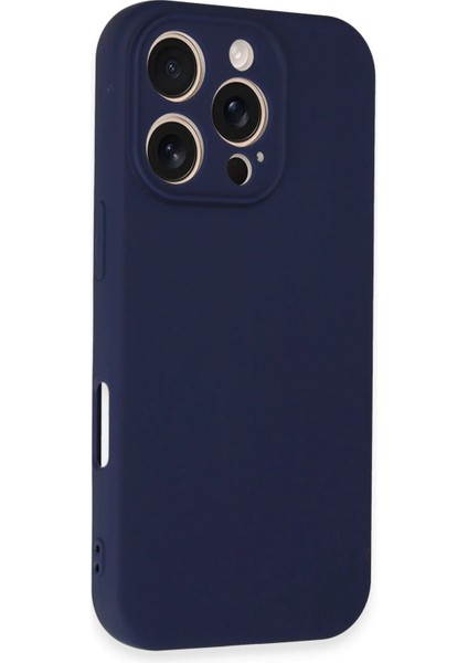Apple iPhone 16 Pro Uyumlu Silikon First Kapak Lacivert fırsatları