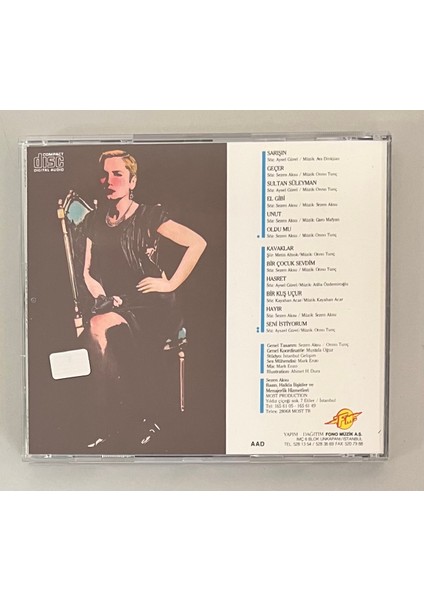 Sezen Aksu 88 CD (Orijnal Dönem Baskı Cd) fiyatları