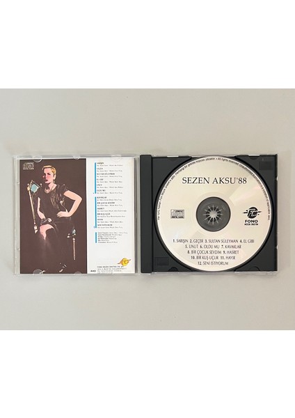 Sezen Aksu 88 CD (Orijnal Dönem Baskı Cd) modelleri