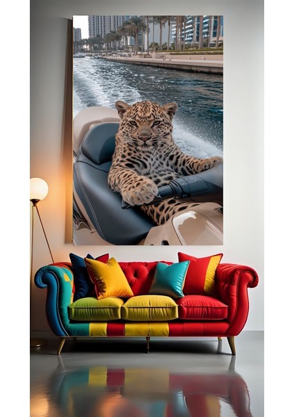 Vahşi Bir Tatil V1 Ev Duvar Salon Güzellik Salonu Ofis Dükkan Dekarasyon Kanvas Tablo