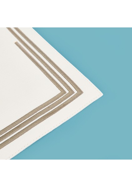 Kitchen Deri Amerikan Servis - Krem - 32X44 cm fırsatları