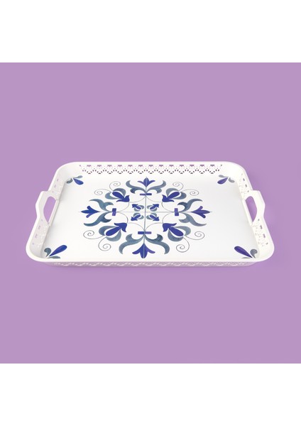 Kitchen Blueness Tepsi - Renkli - 51X38 cm