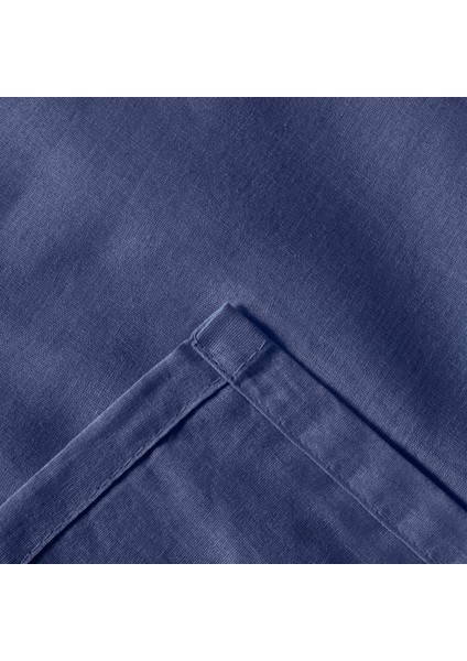 Soft Basic Çift Kişilik Düz Kenar Çarşaf - Lacivert - 240X260 cm modelleri