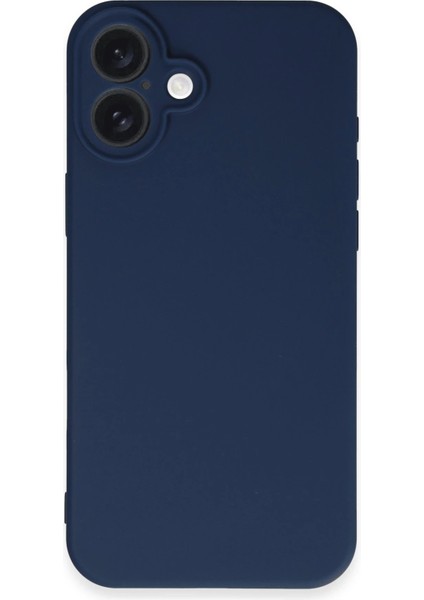 Apple iPhone 16 Uyumlu Silikon First Kapak Lacivert modelleri