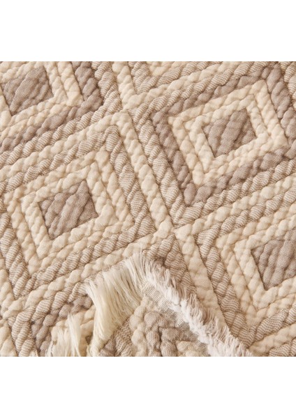 Soft Tamyr Tek Kişilik Yatak Örtüsü Seti - Bej - 160X220 cm fırsatları