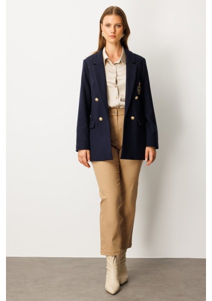 Cebi Armalı Büyük Beden Ceket Lacivert 05571 fiyatları