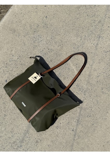 Kadın Şeritli Shopper El ve Omuz Çantası fiyatları