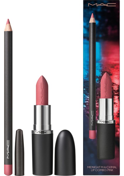 Macximal Midnight Lipcombo - Ikili Dudak Seti - Pink