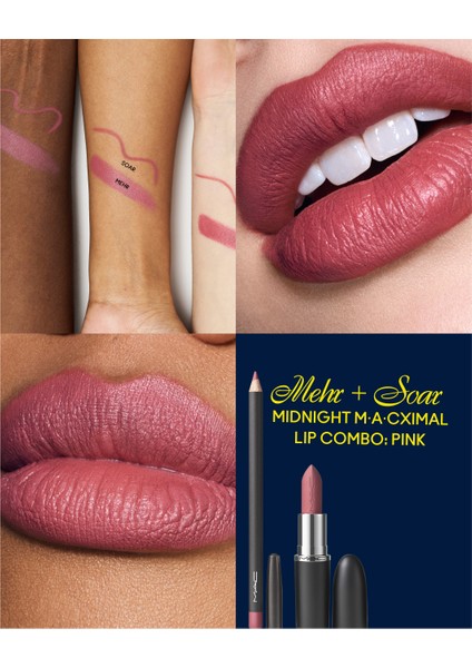 Macximal Midnight Lipcombo - Ikili Dudak Seti - Pink fırsatları