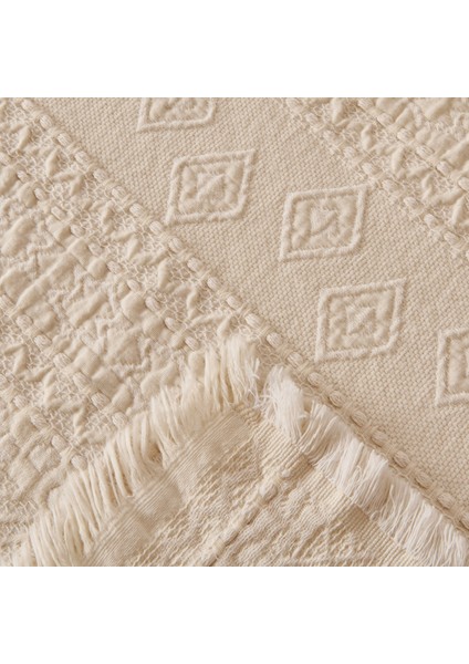 Soft Salhi Çift Kişilik Yatak Örtüsü Seti - Krem - 230X240 cm modelleri