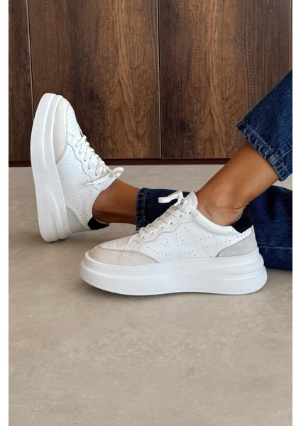 Vegas Beyaz Deri Sneaker indirimleri