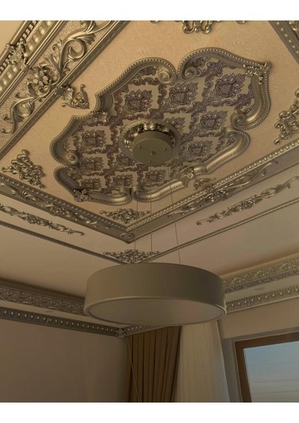 Drum 40CM ( Beyaz Kasa, 4000K Işık Rengi ) Modern Sarkıt LED Avize, Salon, Mutfak, Yatak Odası modelleri