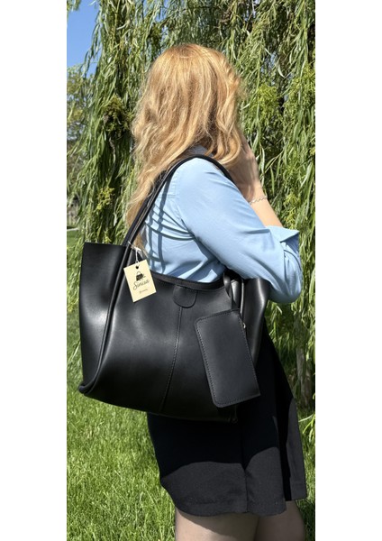 Kadın Büyük Boy Şık & Zarif El ve Omuz Çantası