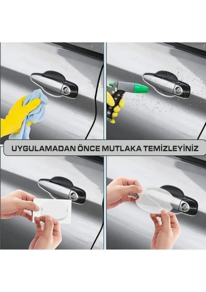 Chery Kapı Kolu Çizik Önleyici 8'li Set