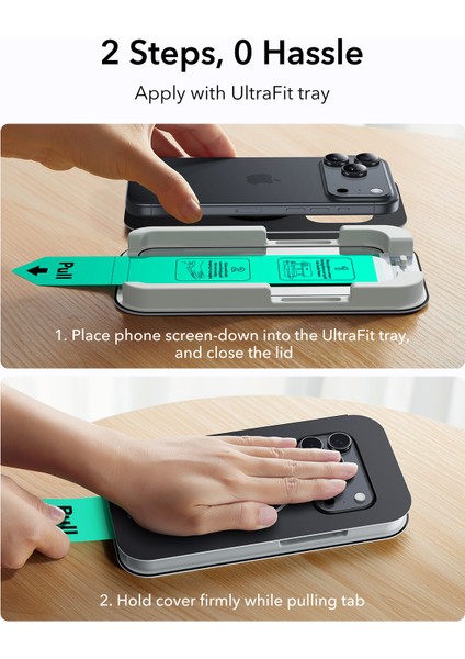 Apple iPhone 17/16 Pro Ultrafit Classic 2 Adet Cam Ekran Koruyucu fiyatları