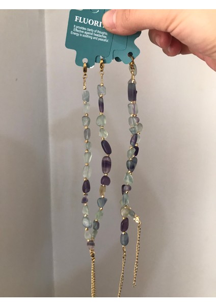 Florit Doğal Taş Bileklik – Şifa, Pozitif Enerji ve Ruhsal Denge Için Kadın Takı Modeli fiyatları