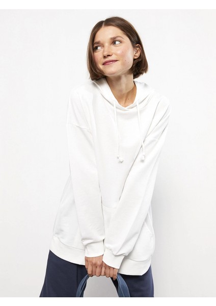 Lcw Vision Ekru Kadın Hoodie