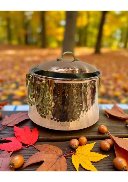 - El Dövmesi Kalın Bakır Tencere 6 Litre – 2200 Gram Ağırlığında, El Işçiliği, Kapaklı, Sağlıklı ve Dayanıklı Bakır Mutfak Tenceresi fiyatları
