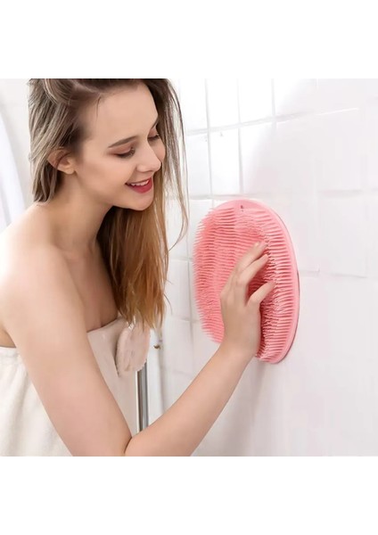 Vantuzlu Silikon Banyo Fırçası ile Ayak Masaj Pedi, Sırt Kesesi ve Vücut Yıkama Lifi – Duşta Konforlu, Hijyenik ve Rahatlatıcı Kullanım İçin Çok Amaçlı Banyo Aksesuarı modelleri