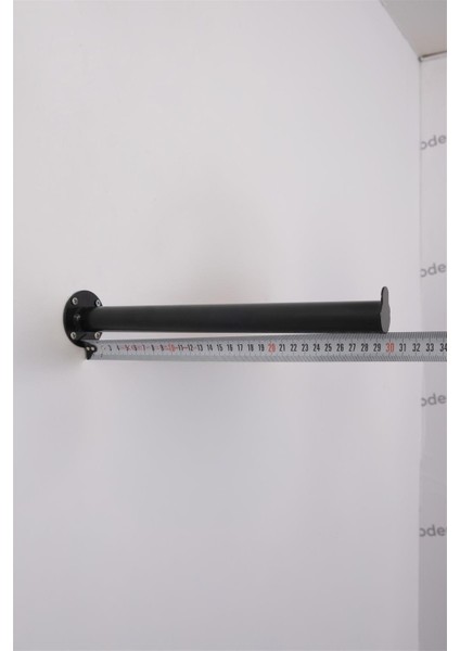 Duvara Monte Yuvarlak Borudan Düz Baston Siyah fiyatları