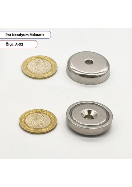 Avşalı Dişi Neodyum Mıknatıs A32MM