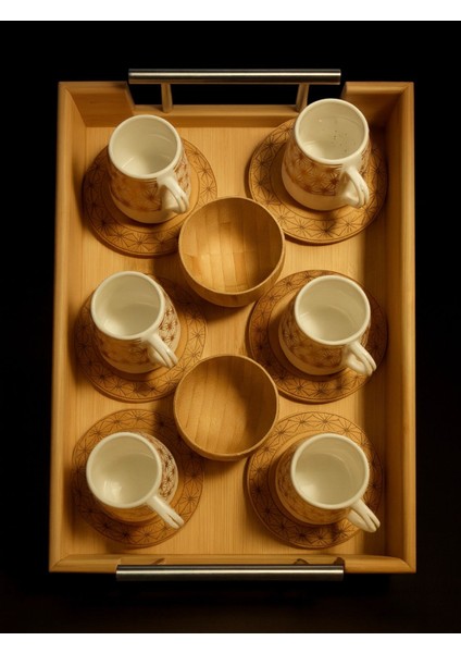 Bambum Özel Yapım Kahve Keyif Seti – Zarafet ve Misafirperverliğin Simgesi fırsatları