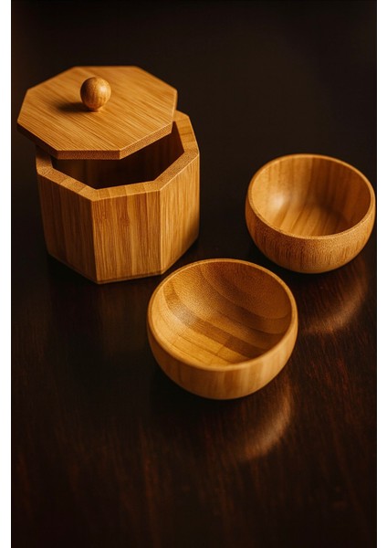 Bambum Özel Yapım Kahve Keyif Seti – Zarafet ve Misafirperverliğin Simgesi