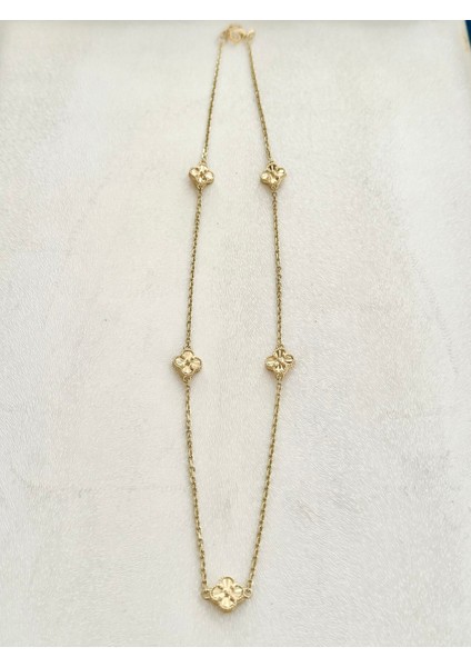 Yoncalı Sıralı Altın Kolye fiyatları