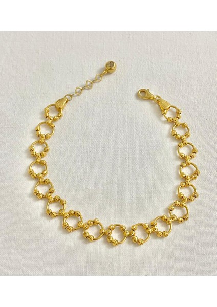 Hareketli Dorika Toplu Altın Bileklik