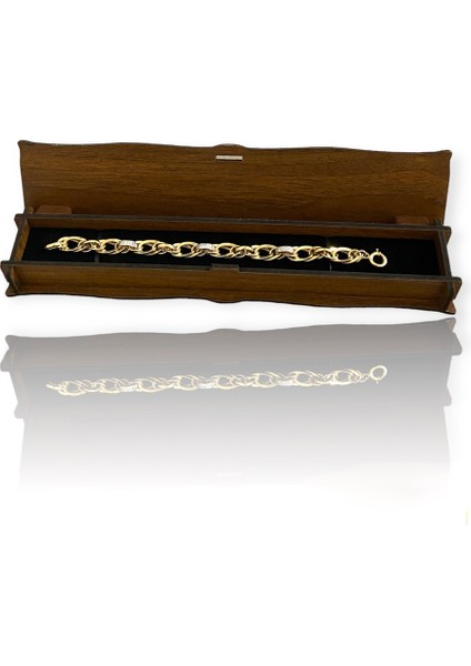 Taşlı Hallow Spor Altın Bileklik fiyatları