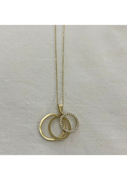 Halkalı Altın Kolye