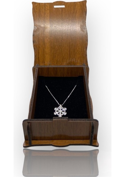 Beyaz Kar Tanesi Altın Kolye fiyatları